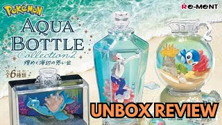 Re-ment Pokemon Aqua Bottle 2 Unbox Review リーメント ポケモン 煌めく海辺の思い出 開封
