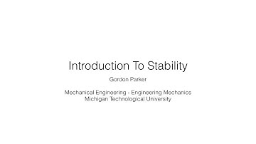 Introduction To Stability