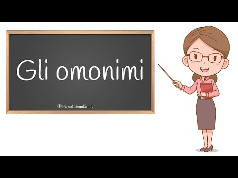 Gli Omonimi: Esercizi per la Scuola Primaria