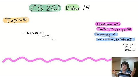 CS 202 Computer Science II: Fall 2021 Video 14 Livestream