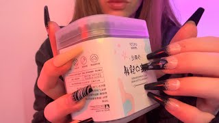 ASMR Tapping&Scratching (long nails #2) No taking