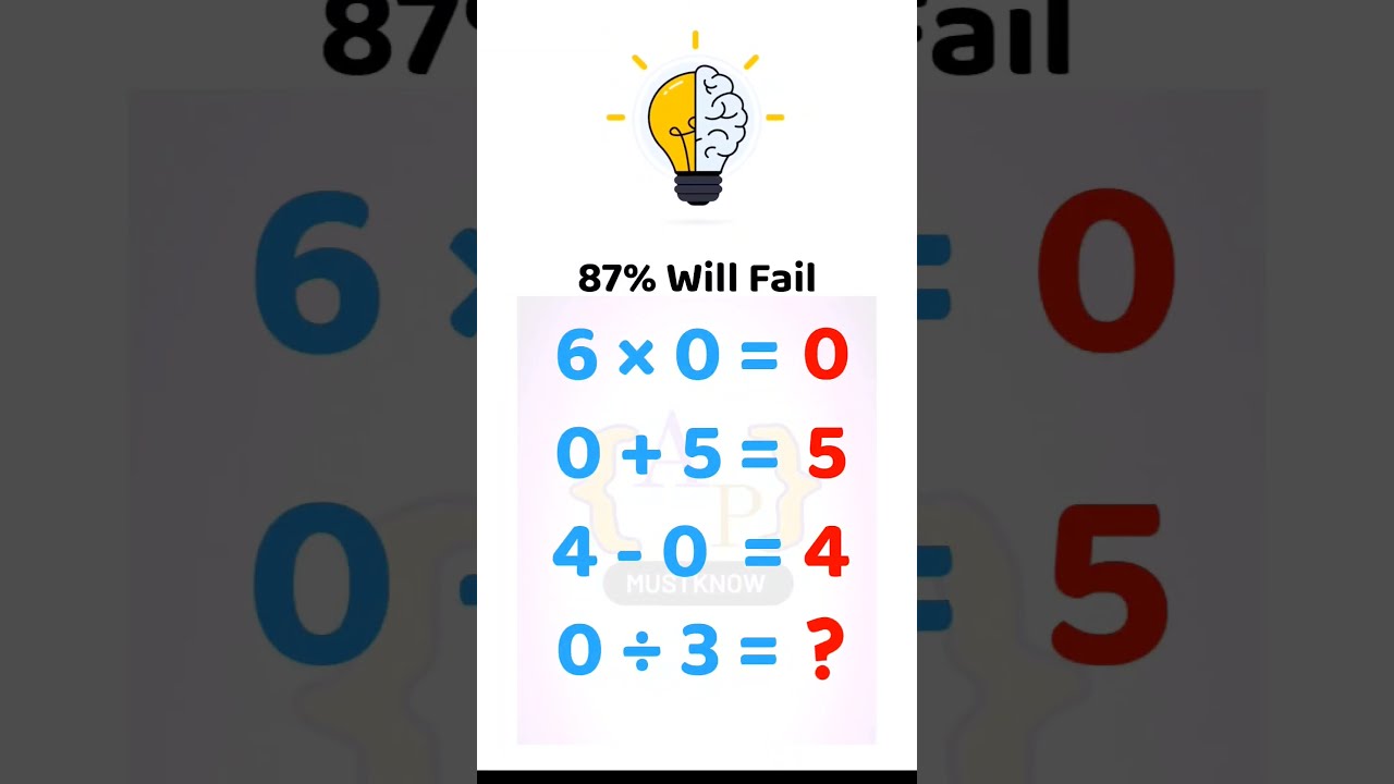 87 Will Fail Comment Your Answer Shorts Maths Mathgames Iqtest Study Yt
