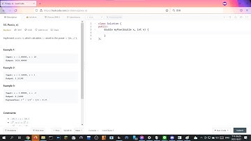 [LeetCode]50. Pow(x, n)(C++)