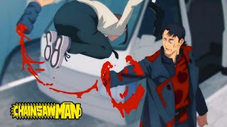 Kobeni Cuts Katana Man's Hand - Saves Denji - Chainsaw Man Ep 9