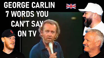 George Carlin - 7 Words You Can't Say On TV REACTION!! | OFFICE BLOKES REACT!!