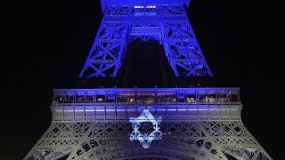 Des milliers de Parisiens manifestent leur soutien à Israël, contre les attaques du Hamas