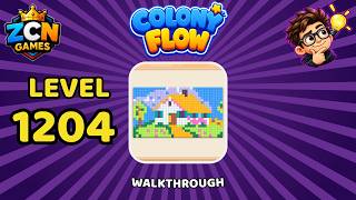 Colony Flow Level 1204 Walkthrough | New Update | Full Solution