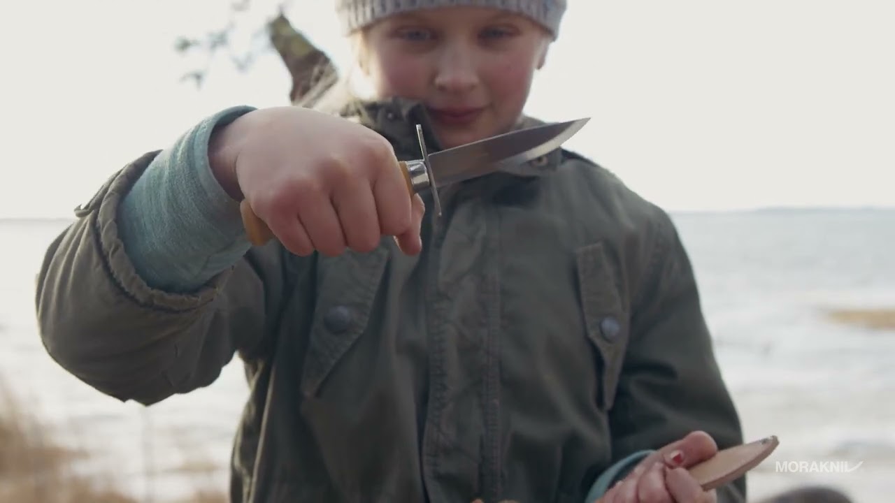 Couteau pour enfant MORA Scout 39 Safe Naturel
