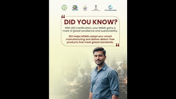 Empowering MSMEs with ZED Certification!