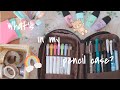 WHAT'S IN MY PENCIL CASE ? | Lihit Lab Book Style Pen Case, Stationary Essentials