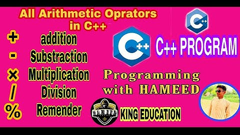 How to Perform All Arithmetic operations in One Program Using if-else statement in C++ | Programming