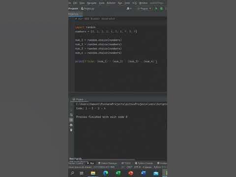 Python Random Code Generator #pythonforbeginners #pythonprogramming # ...