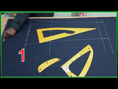 تفصيل سروال كلاسيكي للرجال الجزء الاول