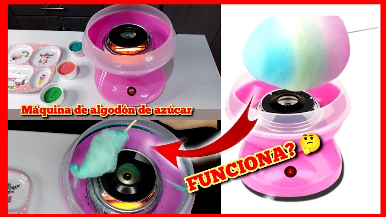 MÁQUINA DE ALGODÓN DE AZÚCAR🔥 PONGAMOSLO A PRUEBA🔥¿FUNCIONA? #novedades  lupita 