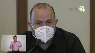 Descarta Alfaro paro de actividades por #COVID19: se replanteará el botón de emergencia
