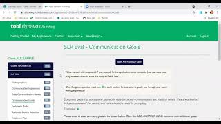 E-Funding Evaluation Walk Through