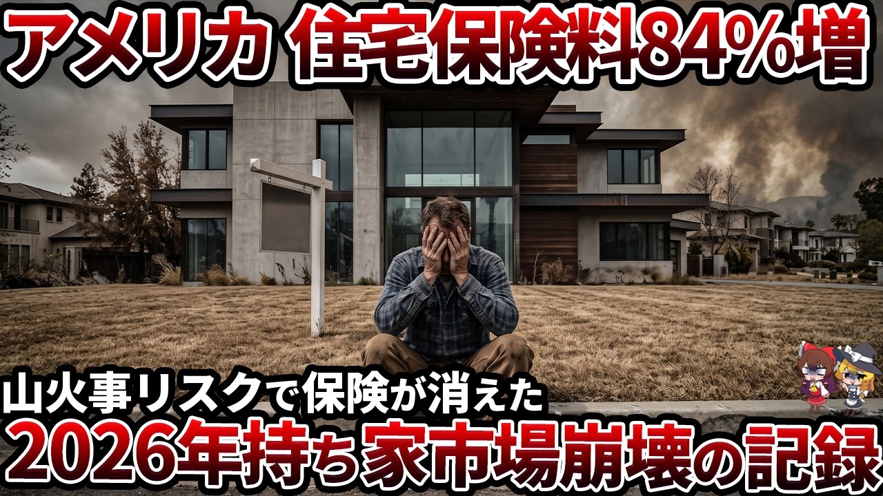 【6150億円の損失確定】米国・カリフォルニア不動産市場が「価格統制」で完全崩壊した理由【ゆっくり解説】