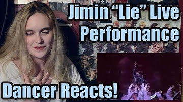 Dancer Reacts: Jimin "Lie" Live Performance