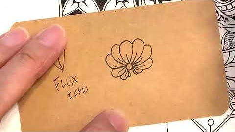 Zentangle Inktober 2022 / Day7: Fluxecho