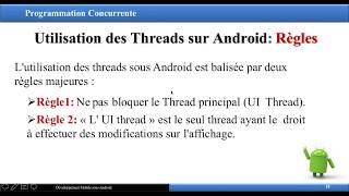 #3 Android Cours 5: Programmation Concurrente - Threads - Part 3