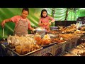 [4K] Street Food and Shopping around On Nut BTS Station in Bangkok, Thailand