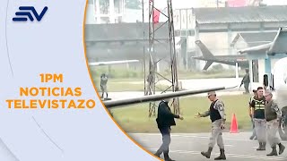 La familia de alias Fito arribó en avión de la Fuerza Aérea argentina | Televistazo | Ecuavisa