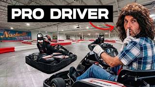 INDYCAR Driver Goes Undercover in Amateur Kart Race!