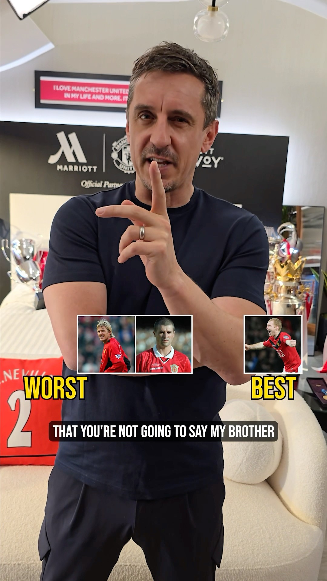 Gary Neville’s WORST Roommate? ?