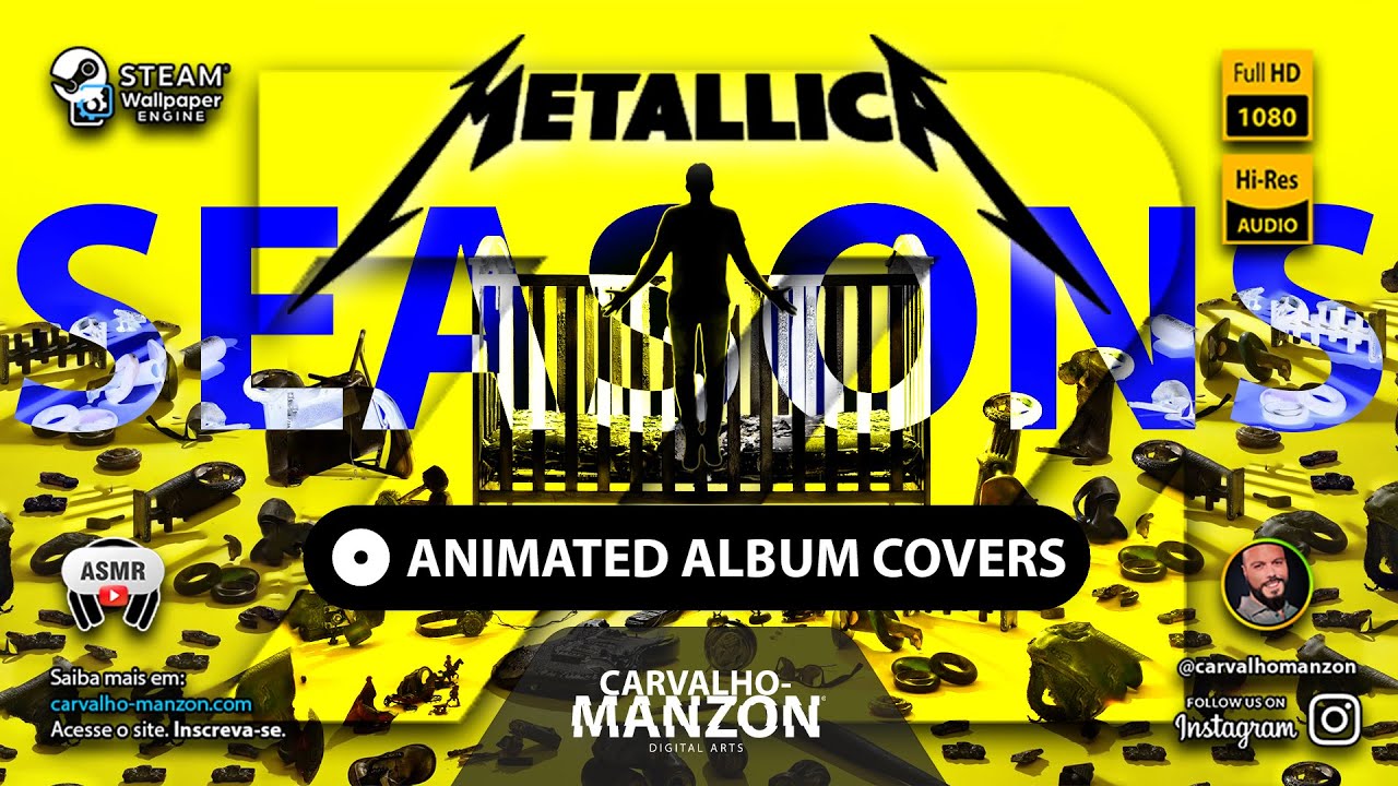 🎧 Metallica Crown of Barbed Wire AnimatedAlbumCover YouTube