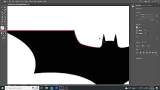 Batman Logo Tracing Using Pen Tool | Adobe Illustrator | 2022