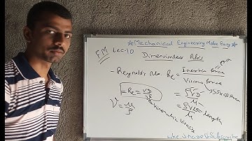 Fluid Mechanics||Lecture 10||Dimensionless numbers||Reynold