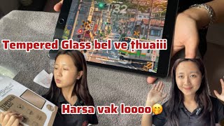 Keimahin Ipad Tempered Glass ka bel ve pawp😳😳. #flipkart  #ipad #temperedglass 