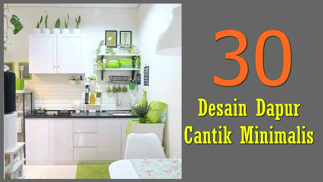 30 Desain Dapur minimalis YouTube