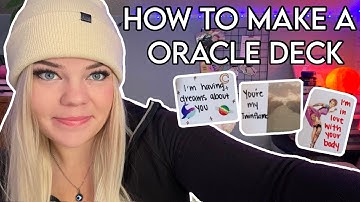 DIY | How to make an Oracle Deck at Home!🔮
