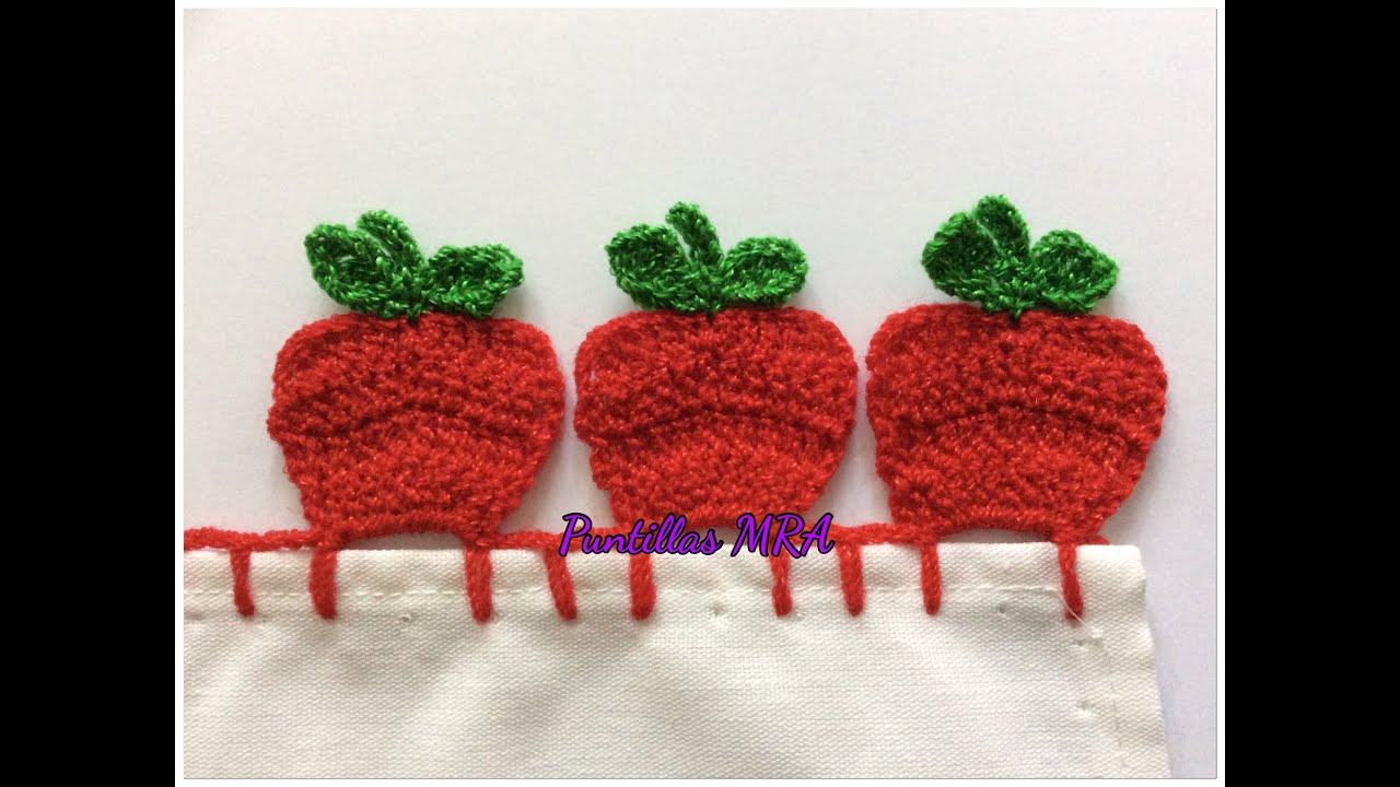 Puntilla para servilleta MRA 26 manzanas