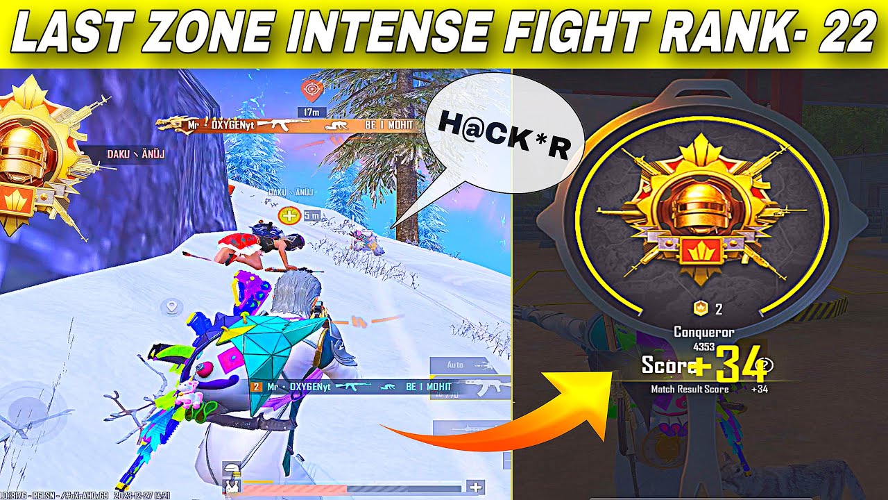 😱 HOW TO GET HIGH PLUS TIPS IN BGMI | LAST ZONE IN FULL INTENSE FIGHT ...