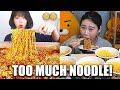 MUKBANGERS EATING TOO MUCH NOODLES