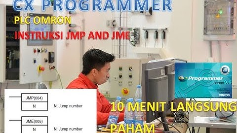 Belajar instruksi JMP dan JME CX PROGRAMMER plc OMRON