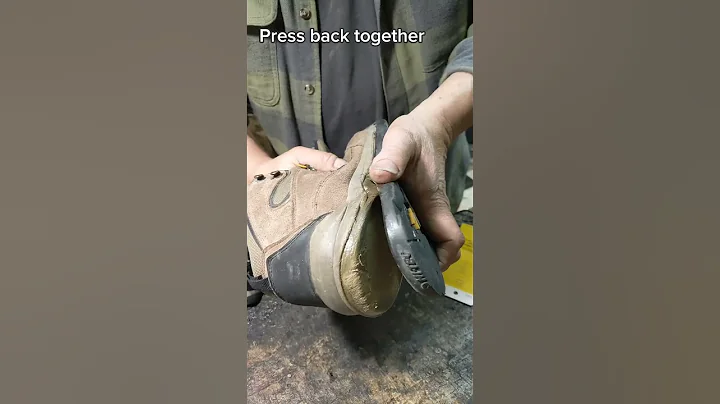 George the Cobbler: Gluing a Sole Back on a Shoe #shorts