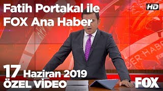 Tarihi Buluşma'dan tarihe geçen fotoğraf! 17 Haziran 2019 Fatih Portakal ile FOX Ana Haber