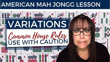 American Mah Jongg Lesson Variations Common House Rules (mock card)
