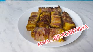 Порадуйте семью утром. Обалденно вкусный завтрак. Горячие бутерброды с сыром, колбасой и беконом