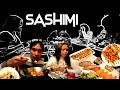 FILIPINO FAMILY and ROMANIAN GIRLFRIEND EATING ASRM SUSHI in RESTAURANT