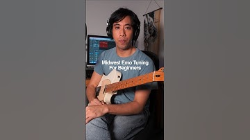 Beginners: Try This Tuning For Midwest Emo #midwestemo #mathrock #guitarlesson #alternatetuning