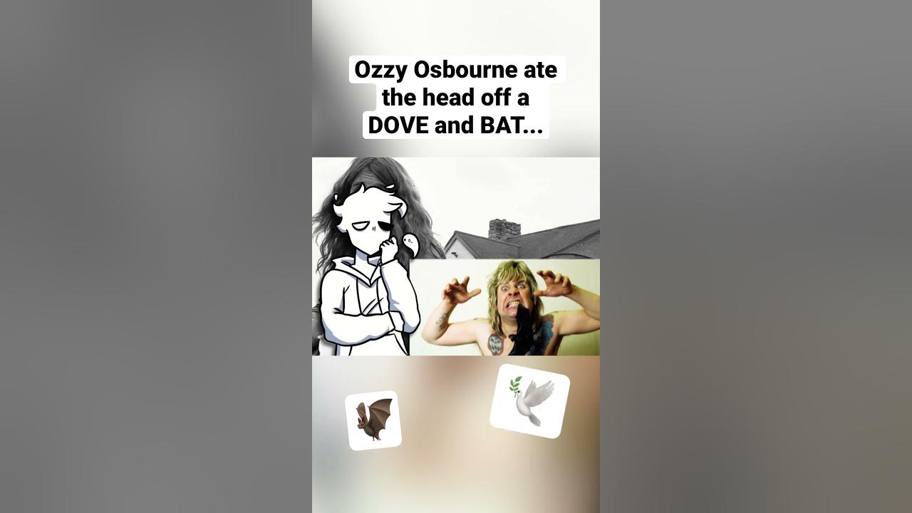 did ozzy osbourne eat a dove