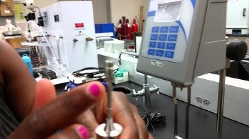 Viscometer Equipment setup