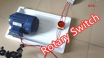 2 position 3 pole rotary switch
