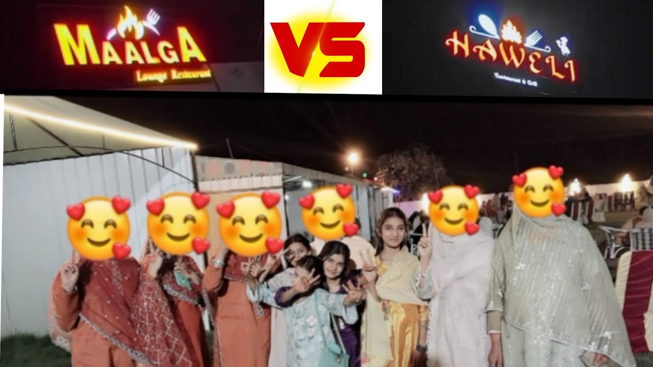 Malga Restaurant 🆚 Hawaii Restaurant.             Kon sa restaurant acha Laga 🤔🤔🇵🇰./#zaf sisters
