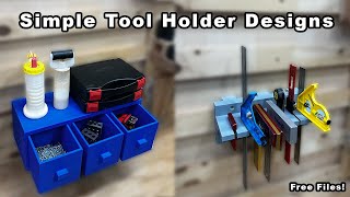 Easy Tool Holder Designs With The Elegoo Neptune 4 Max