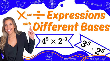Multiplying/Dividing Expressions with DIFFERENT Bases